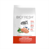 Ração Biofresh Frango Gatos Castrados 7,5kg