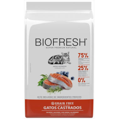 Ração Biofresh Salmão e Maçã Gatos Adultos 400g