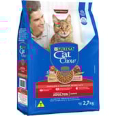 Ração Cat Chow Carne Gatos Adultos 2,7kg