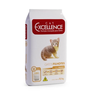 Ração Cat Excellence Gatos Filhotes 10,1kg