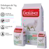 Ração Cat Excellence Salmão Gatos Adultos Castrados 10,1kg