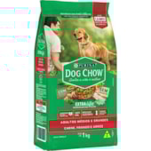 Ração Dog Chow Extralife Carne, Frango Arroz Cães Adultos Raças Grandes 1kg