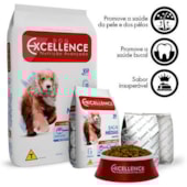 Ração Dog Excellence Carne Arroz Cães Adultos Raças Medias 3kg
