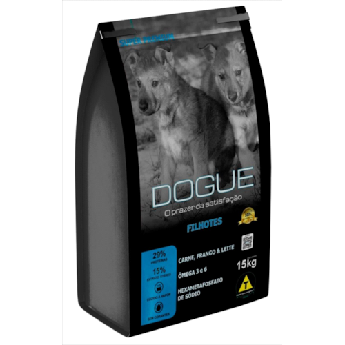 Ração Dogue Super Premium Carne Frango e Leite Filhotes 15kg