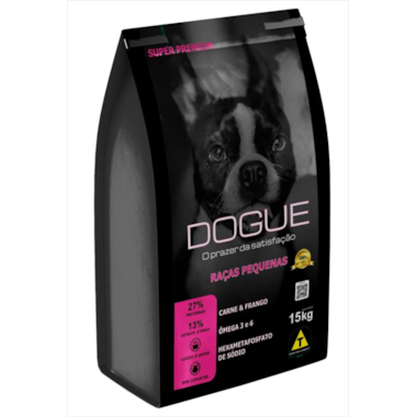 Ração Dogue Super Premium Carne Frango Raças Pequenas 15kg