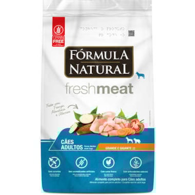 Ração Formula Natural Fresh Meat Cães Adultos Raças Grandes 2,5kg