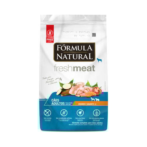 Ração Formula Natural Fresh Meat Cães Adultos Raças Grandes 2,5kg
