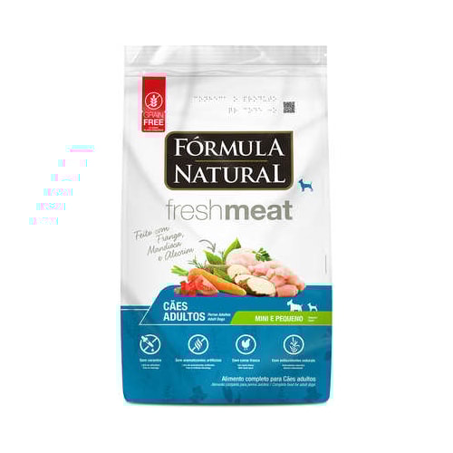 Ração Formula Natural Fresh Meat Cães Adultos Raças Mini e Pequenas 7kg