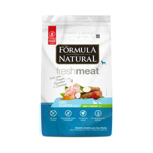 Ração Formula Natural Fresh Meat Cães Filhotes Raças Mini e Pequenas 1kg