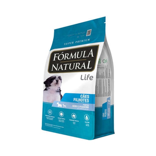 Ração Formula Natural Life Cães Filhotes Raças Mini e Pequenas 2,5kg