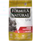 Ração Formula Natural Life Salmão Gatos Castrados 15kg