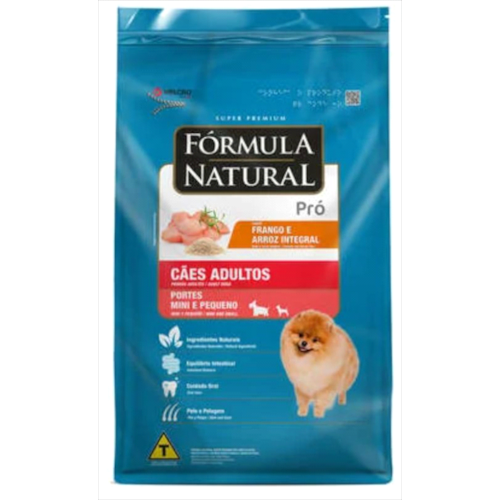 Ração Formula Natural Pro Frango Arroz Integral Cães Adultos Raça Pequena 1kg