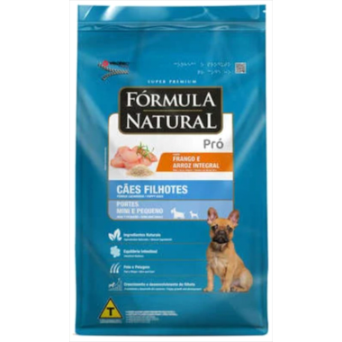 Ração Formula Natural Pro Frango Arroz Integral Cães Filhotes Raças Pequenas 2,5kg
