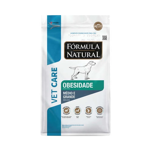 Ração Formula Natural Vet Care Obesidade Cães Raças Grandes 10,1kg