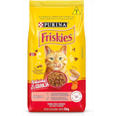 Ração Friskies Delicias da Fazenda Gatos Adultos 3kg