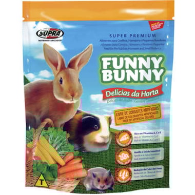 Ração Funny Bunny Delicias da Horta Roedores 1,8kg