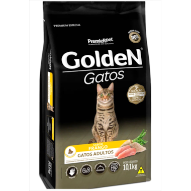 Ração Golden Formula Frango Gatos Adultos 10,1kg