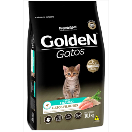 Ração Golden Formula Frango Gatos Filhotes 10,1kg