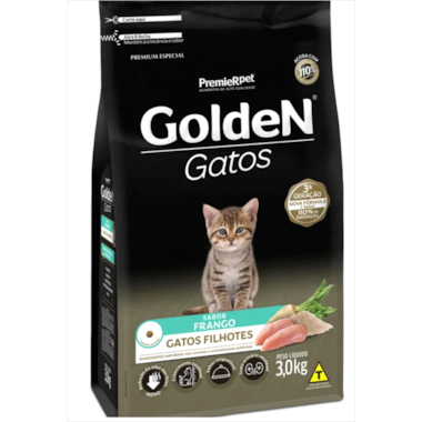 Ração Golden Formula Frango Gatos Filhotes 3kg