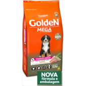 Ração Golden Mega Frango Arroz Cães Filhotes 15kg