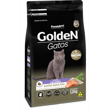Ração Golden Salmão Gatos Adultos 1kg