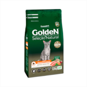 Ração Golden Seleção Natural Frango Arroz Gatos Adultos 1kg