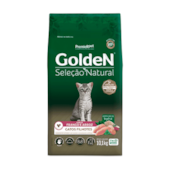 Ração Golden Seleção Natural Frango Arroz Gatos Filhotes 10,1kg
