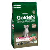Ração Golden Seleção Natural Frango Arroz Gatos Filhotes 1kg