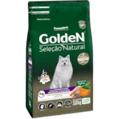 Ração Golden Seleção Natural Frango e Abobora Cães Adulto Raça Pequena 3kg
