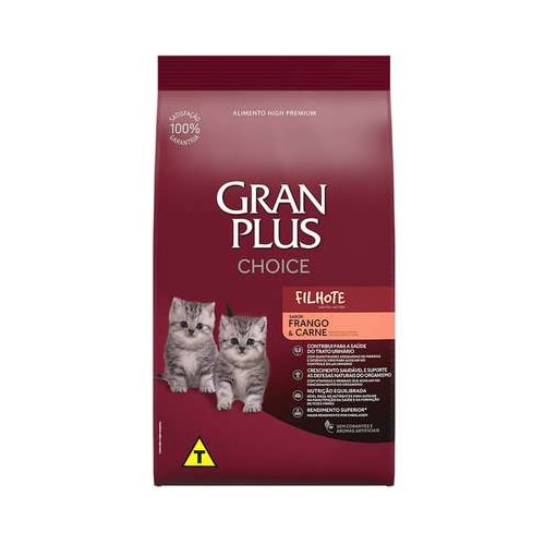 Ração Gran Plus Choice Frango e Carne Gatos Filhotes 10,1kg