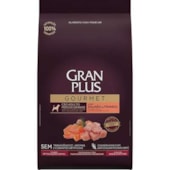 Ração Gran Plus Gourmet Salmão Frango Cães Adultos Raças Grandes 10,1kg