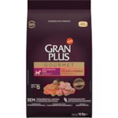 Ração Gran Plus Gourmet Salmão Frango Cães Adultos Raças Minis 1kg