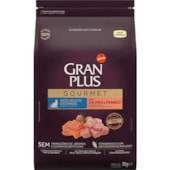 Ração Gran Plus Gourmet Salmão Frango Gatos Adultos Castrados 3kg