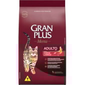 Ração Gran Plus Menu Carne Arroz Gatos Adultos 10,1kg