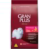 Ração Gran Plus Menu Carne e Arroz Cães Adultos Raças Minis 1kg