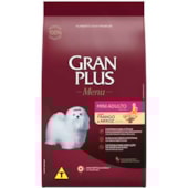 Ração Gran Plus Menu Frango Arroz Cães Adultos Raças Minis 10,1kg