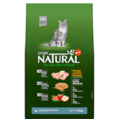 Ração Guabi Natural Frango e Arroz Gatos Sênior Castrados 1,5kg