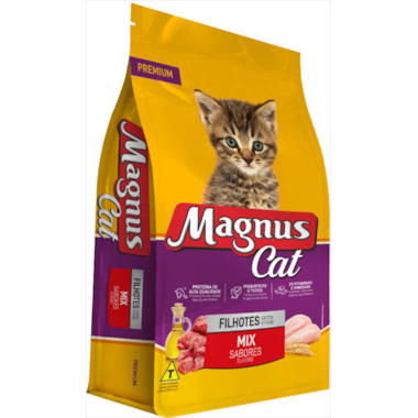 Ração Magnus Cat Mix de Sabores Gatos Filhotes 15kg