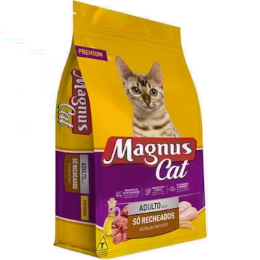Ração Magnus Cat Recheados Gatos Adultos 15kg