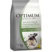 Ração Optimum Frango Arroz Cães Adultos Raças Mini e Pequenas 1kg
