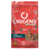 Ração Origens Carne Gatos Castrados 1kg