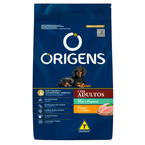 Ração Origens Frango e Cereais Cães Adultos Raças Pequenas 10,1kg