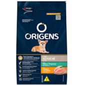 Ração Origens Frango e Cereais Cães Sênior Raças Mini e Pequenas 10,1kg