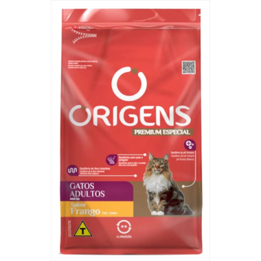 Ração Origens Frango Gatos Adultos 3kg