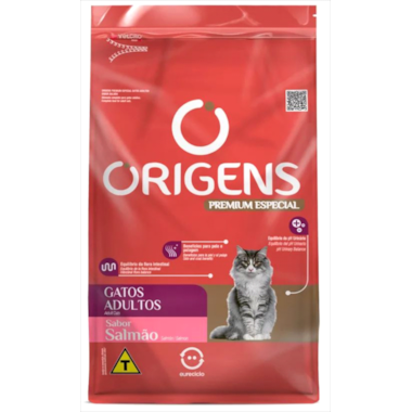 Ração Origens Salmão Gatos Adultos 3kg