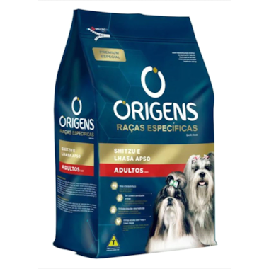 Ração Origens Shih Tzu e Lhasa Apso Cães Adultos 1kg