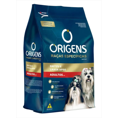 Ração Origens Shih Tzu e Lhasa Apso Cães Adultos 1kg