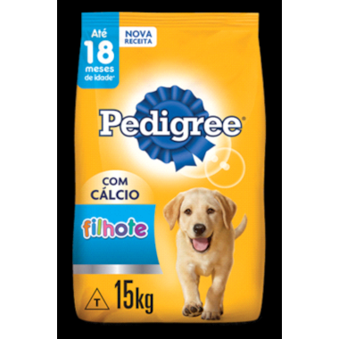 Ração Pedigree Cães Filhotes Raças Médias e Grandes 15kg