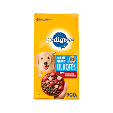 Ração Pedigree Cães Filhotes Raças Médias e Grandes 900g