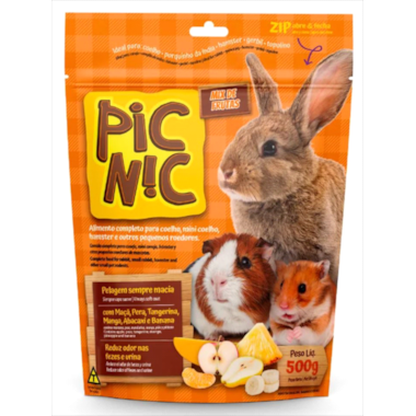 Ração Pic Nic com Frutas Premium Roedores 500g